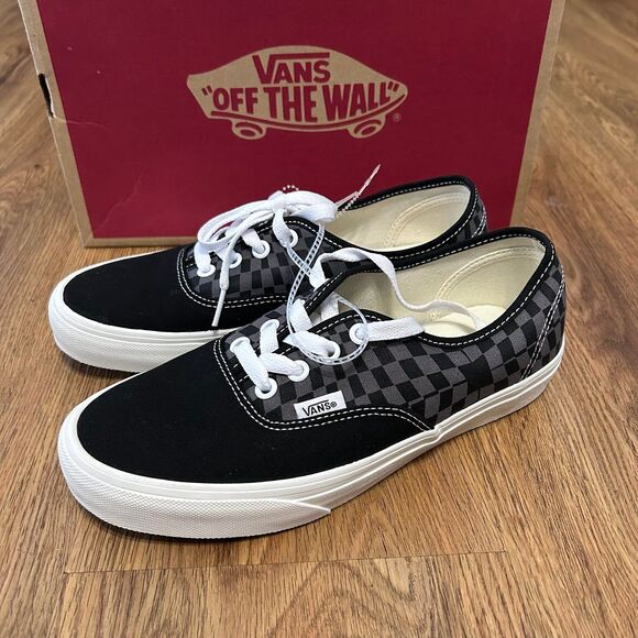 VANS off the wall checkerboard lace up shoes sneakers women’s 7 new - Picture 1 of 7